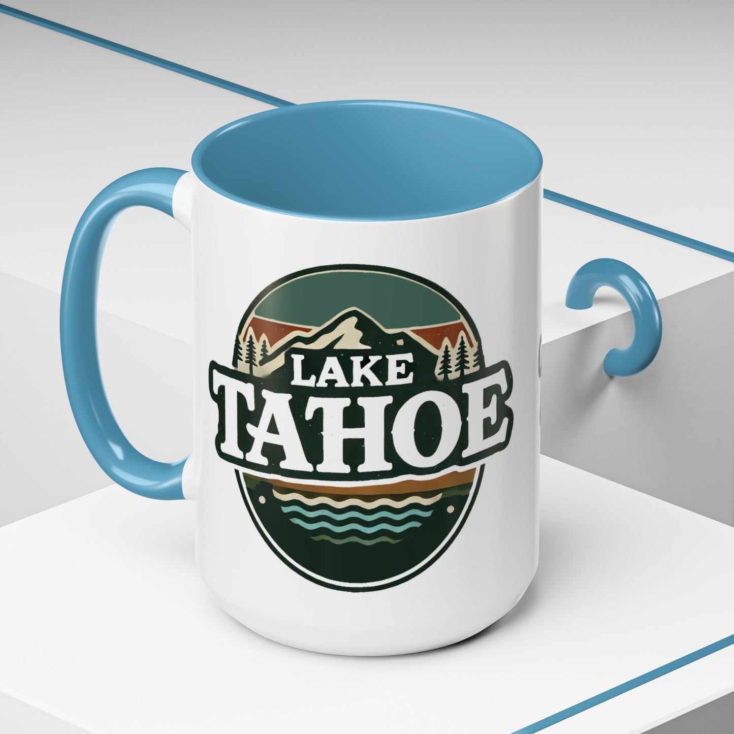 Vintage Lake Tahoe Accent Coffee Mug