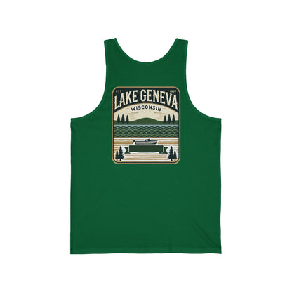 Vintage Lake Geneva Unisex Jersey Tank