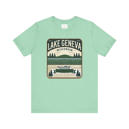 Vintage Lake Geneva Unisex Jersey Short Sleeve Tee