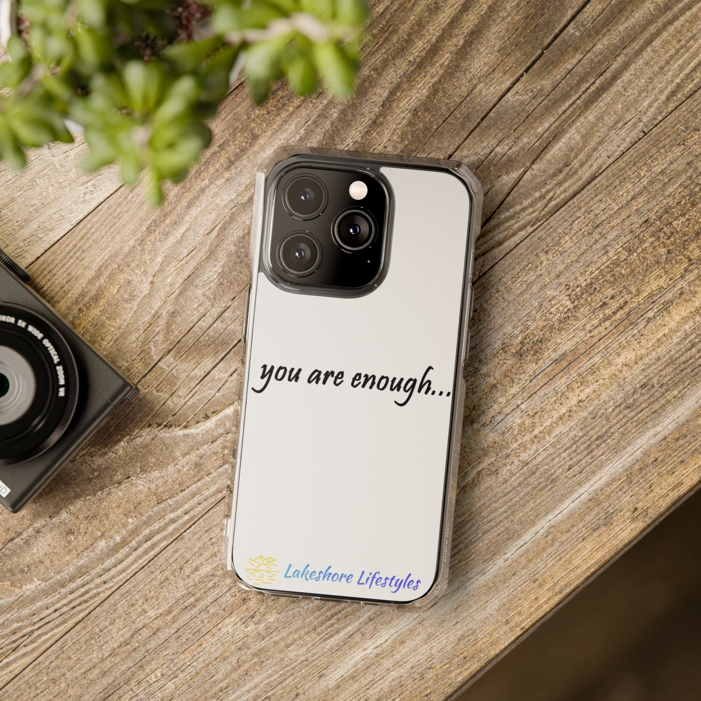 You Are Enough Magnetic Clear Impact Case