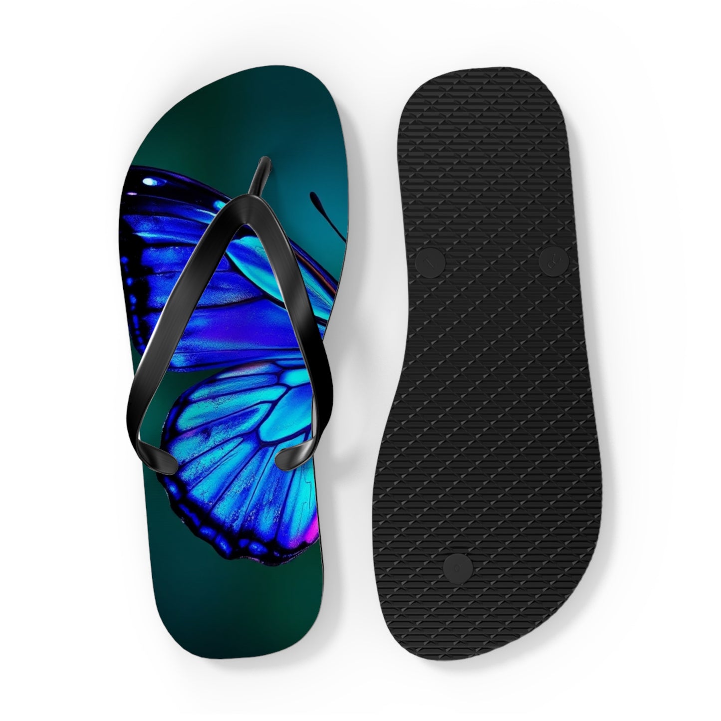 Mystical Butterfly #2 Flip Flops