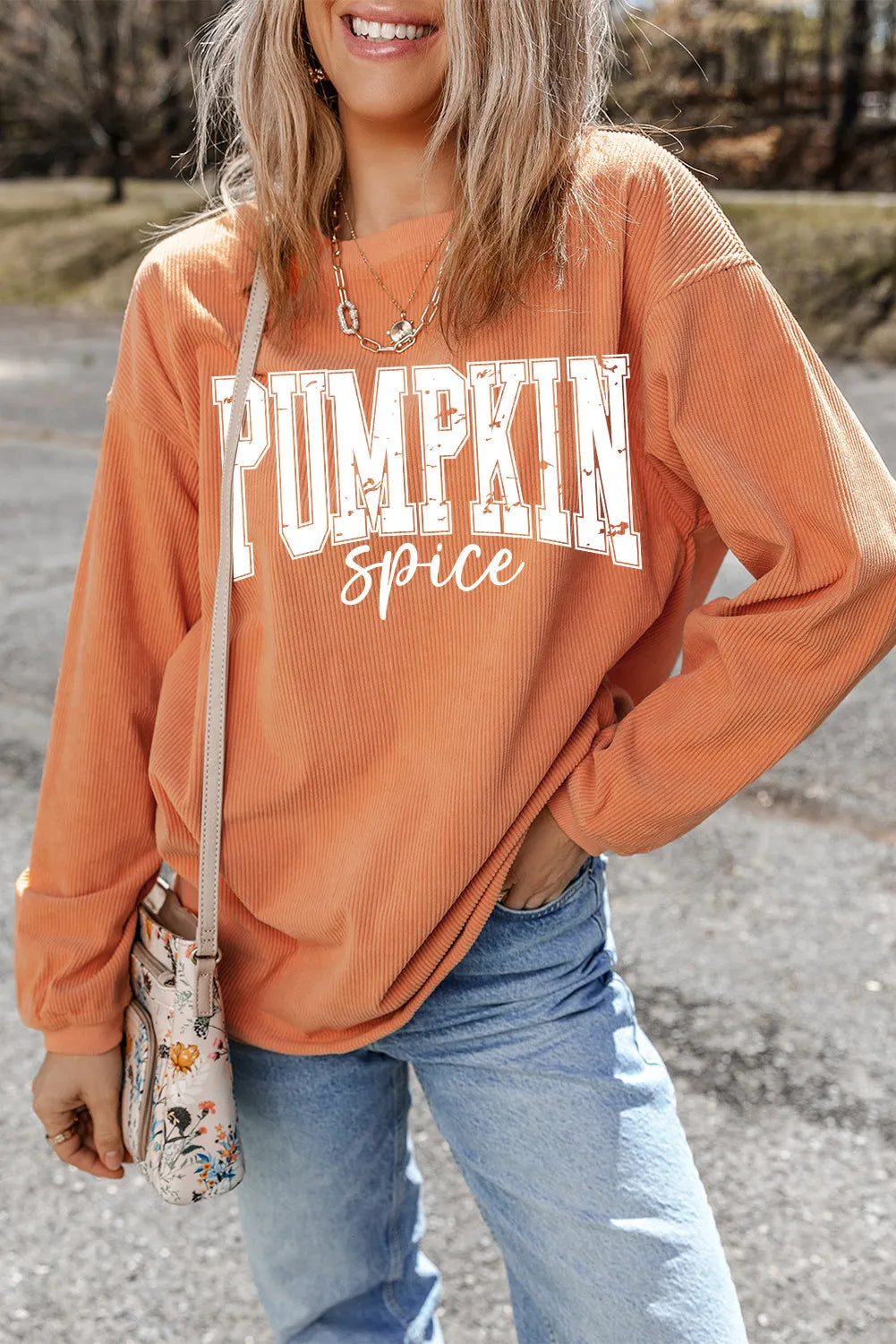 Pumpkin Spice Long Sleeve Sweatshirt