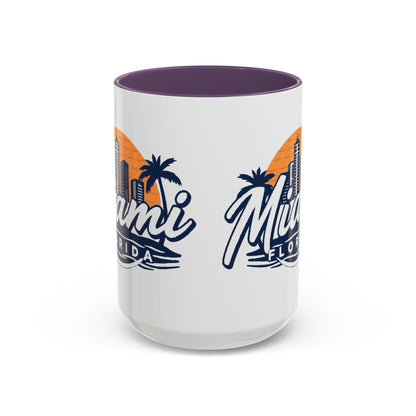 Retro Miami Accent Coffee Mug