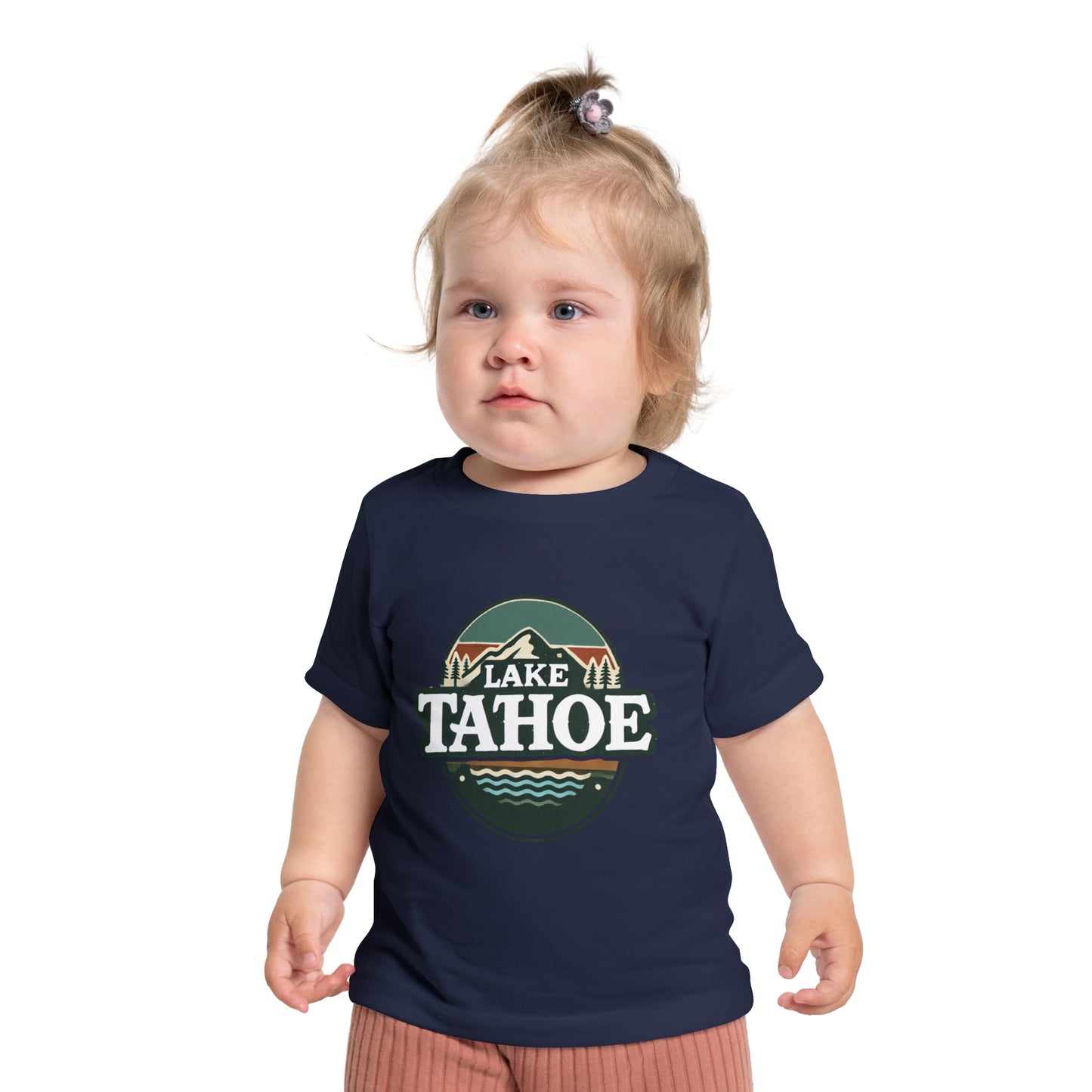 Vintage Lake Tahoe Unisex Baby Short Sleeve T-Shirt