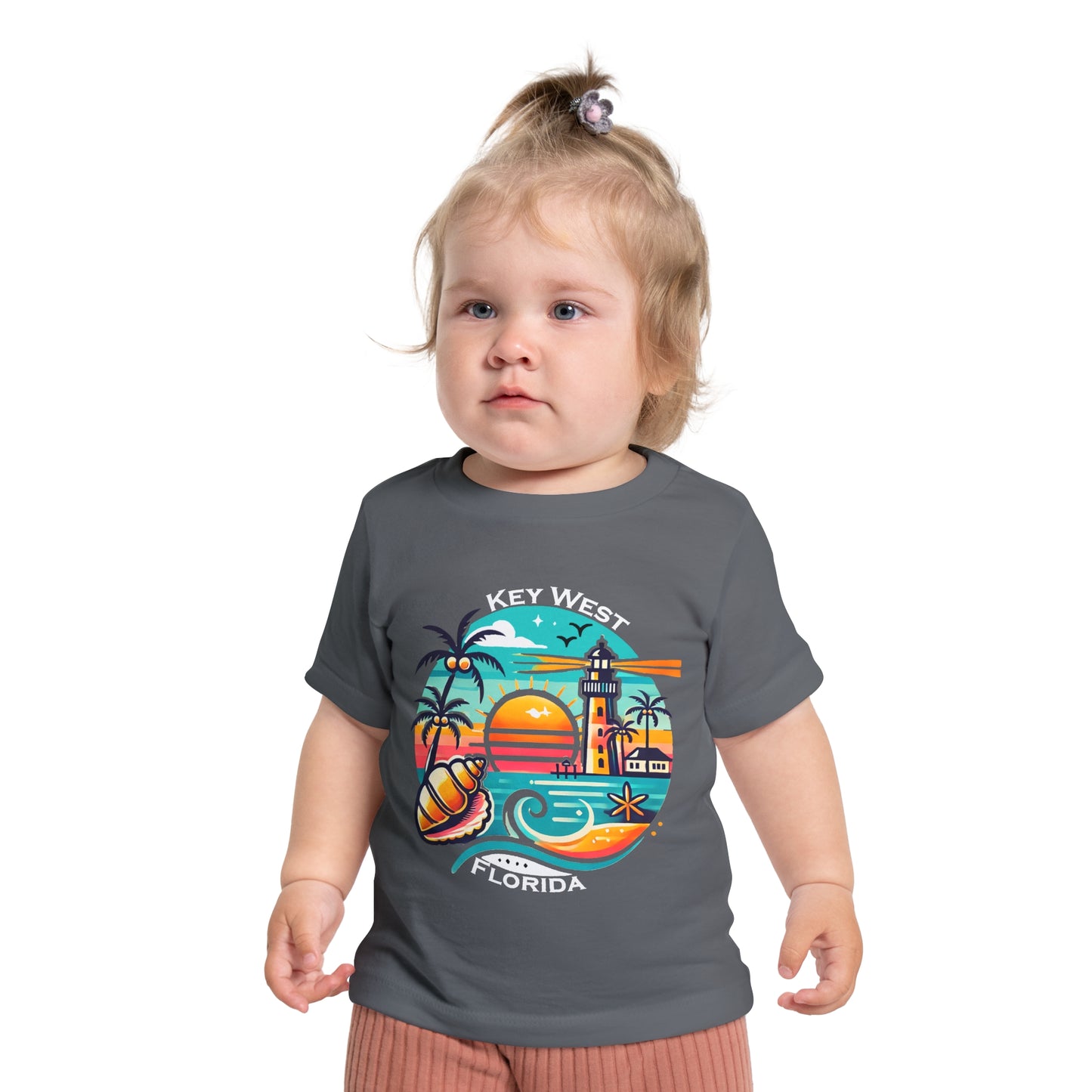 Vibrant Key West Baby Short Sleeve T-Shirt