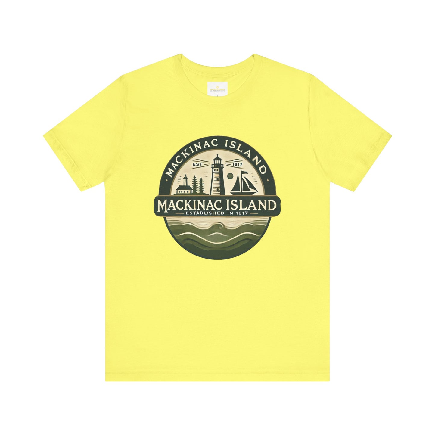 Vintage Mackinac Island Unisex Jersey Short Sleeve Tee