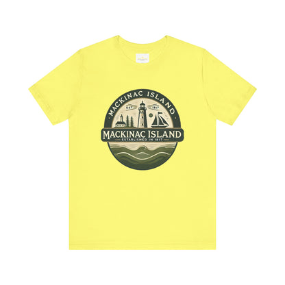 Vintage Mackinac Island Unisex Jersey Short Sleeve Tee