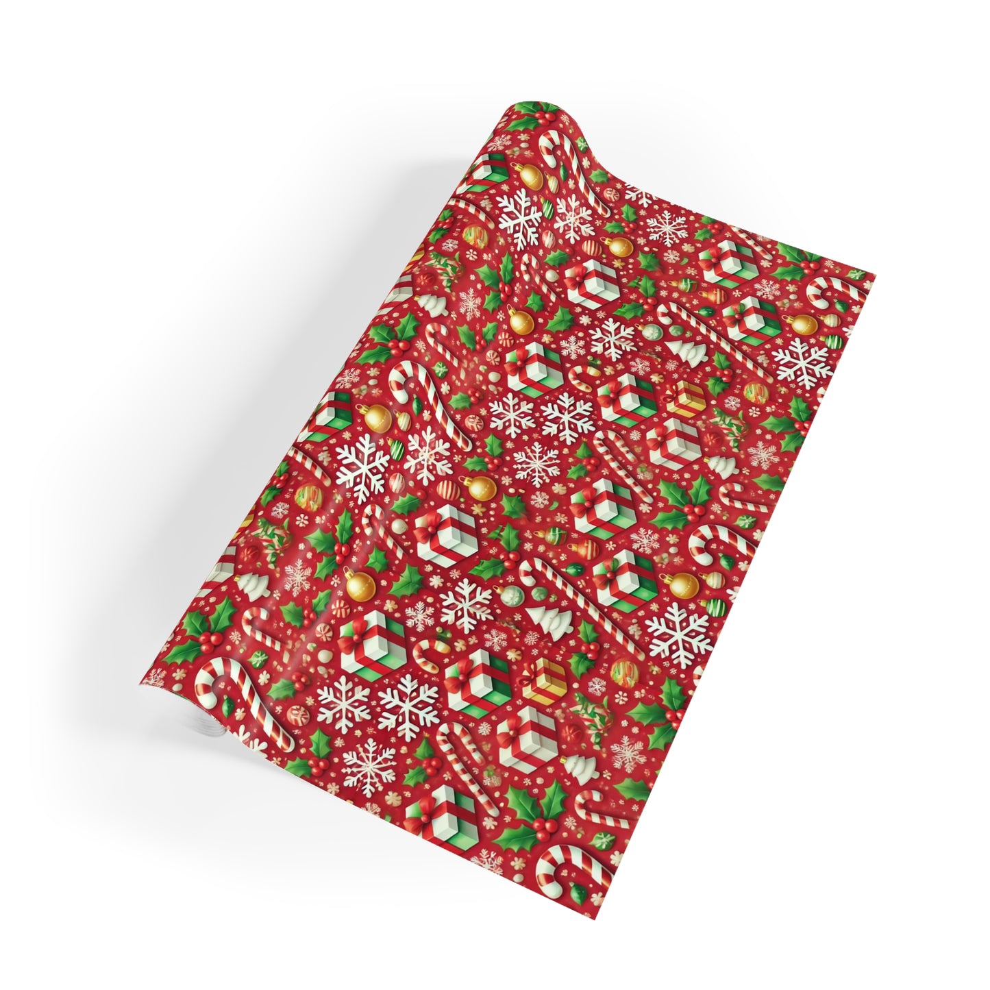 Candy Cane Christmas Wrapping Paper