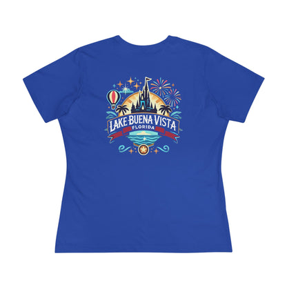 Adventurous Lake Buena Vista Women's Cotton Tee