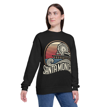 Vibrant Santa Monica Unisex Drop Shoulder Sweatshirt