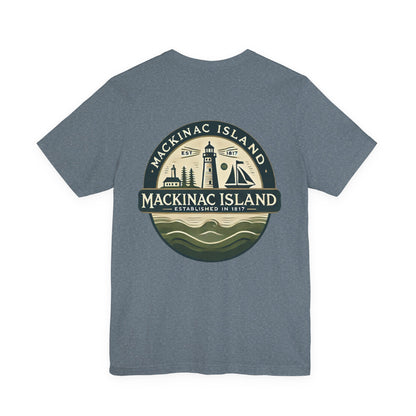 Vintage Mackinac Island Unisex Jersey Short Sleeve Tee