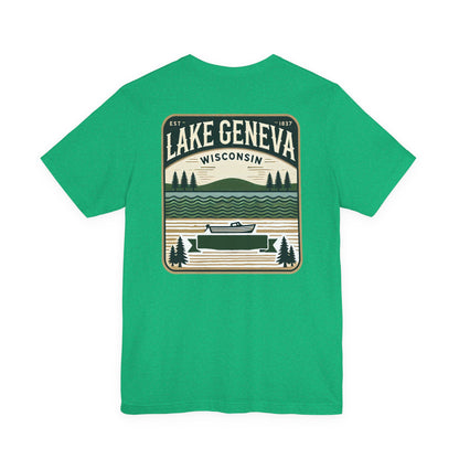 Vintage Lake Geneva Unisex Jersey Short Sleeve Tee