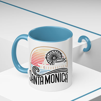 Vibrant Santa Monica Accent Coffee Mug