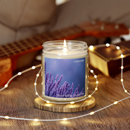 Lavender Scented Coconut Apricot Wax Candle