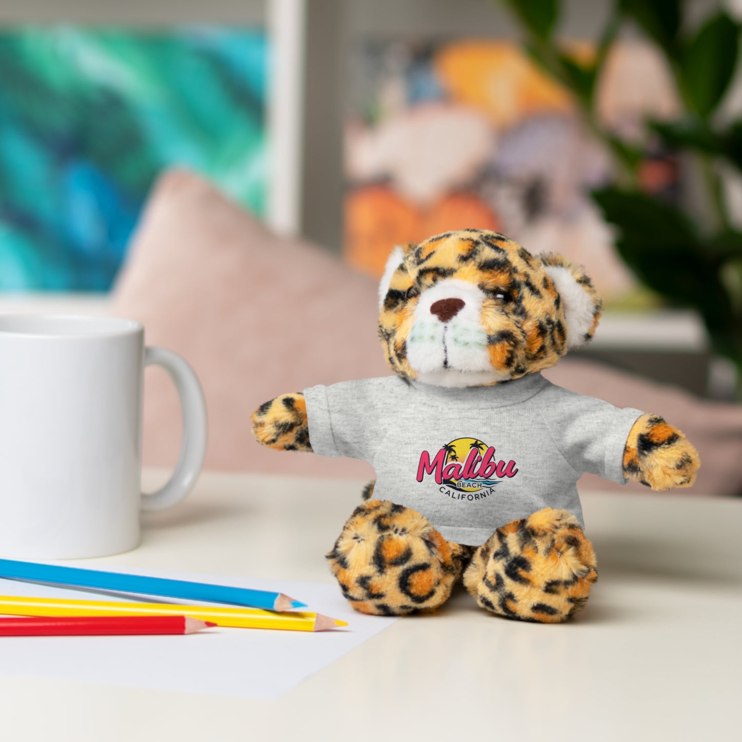 Retro Malibu Stuffed Animals with Tee