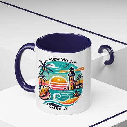 Vibrant Key West Accent Coffee Mug