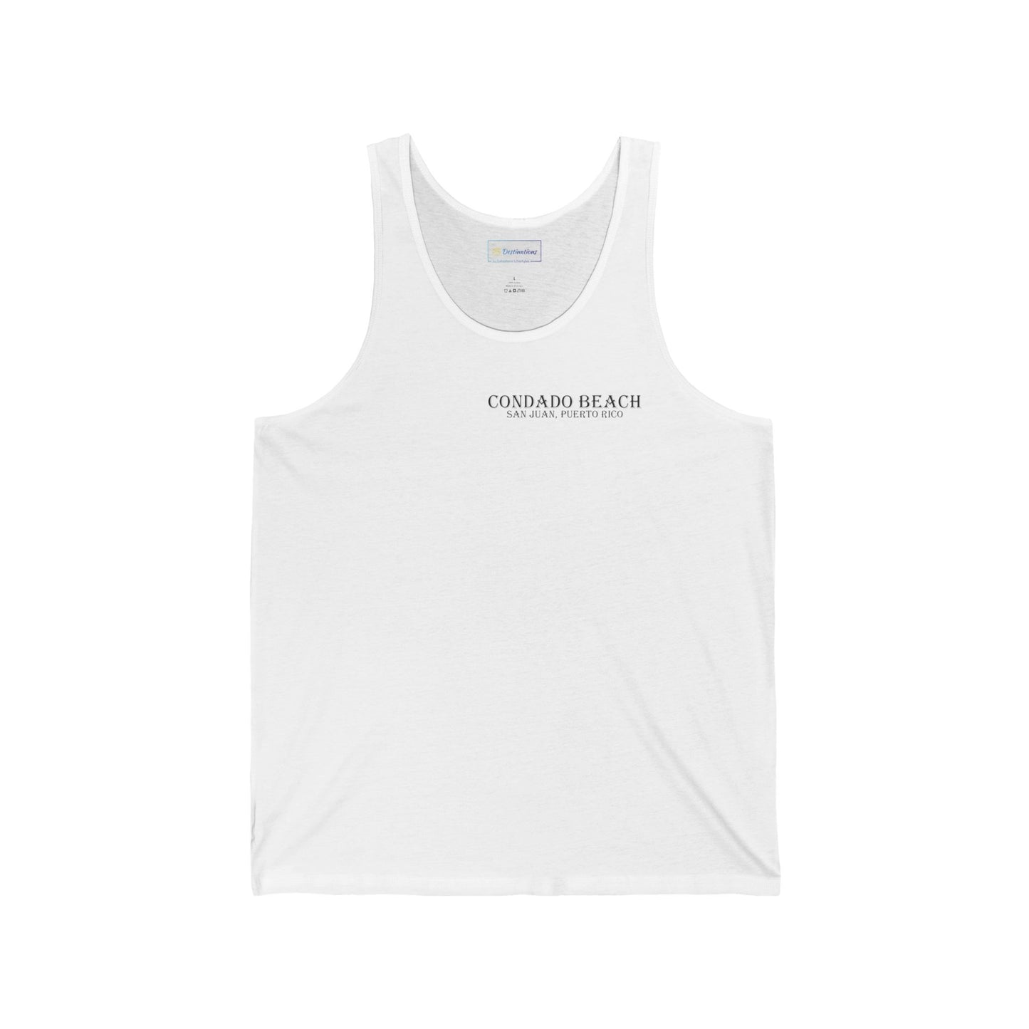 Coastal Vibes Condado Beach Unisex Jersey Tank