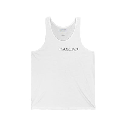 Coastal Vibes Condado Beach Unisex Jersey Tank