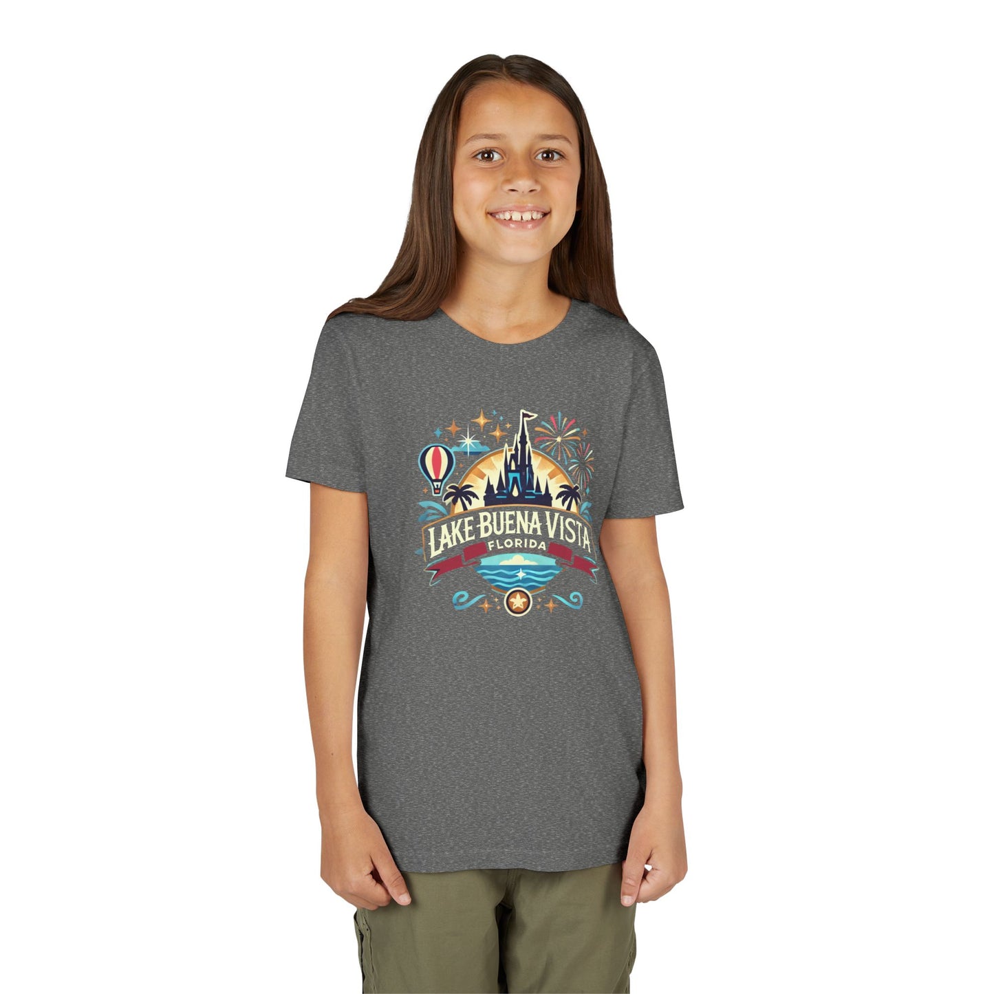 Adventurous Lake Buena Vista Unisex Youth Short Sleeve Tee