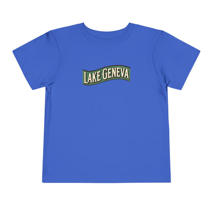 Retro Lake Geneva Unisex Toddler Short Sleeve Tee