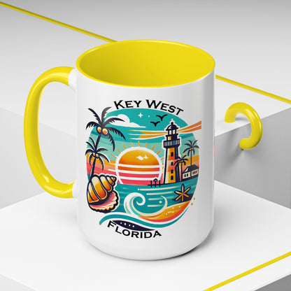 Vibrant Key West Accent Coffee Mug