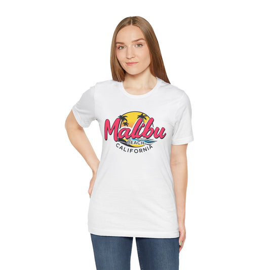 Retro Malibu Unisex Jersey Short Sleeve Tee