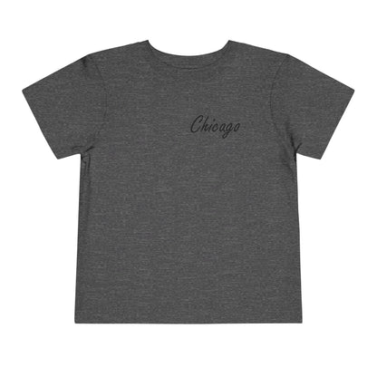 Elegant Chicago Skyline Unisex Toddler Short Sleeve Tee