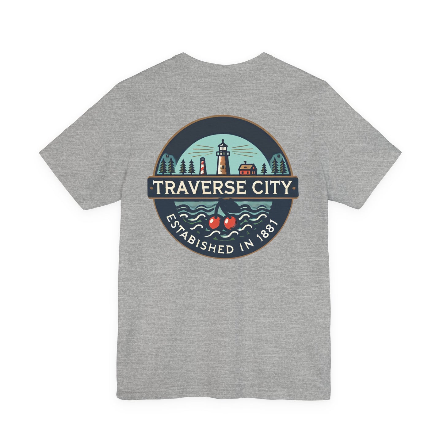 Vintage Traverse City Unisex Jersey Short Sleeve Tee