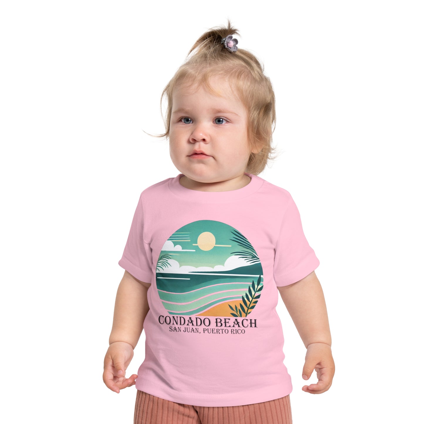 Coastal Vibes Condado Beach Unisex Baby Short Sleeve T-Shirt