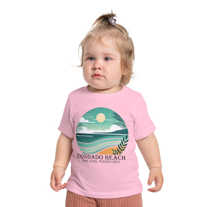 Coastal Vibes Condado Beach Unisex Baby Short Sleeve T-Shirt