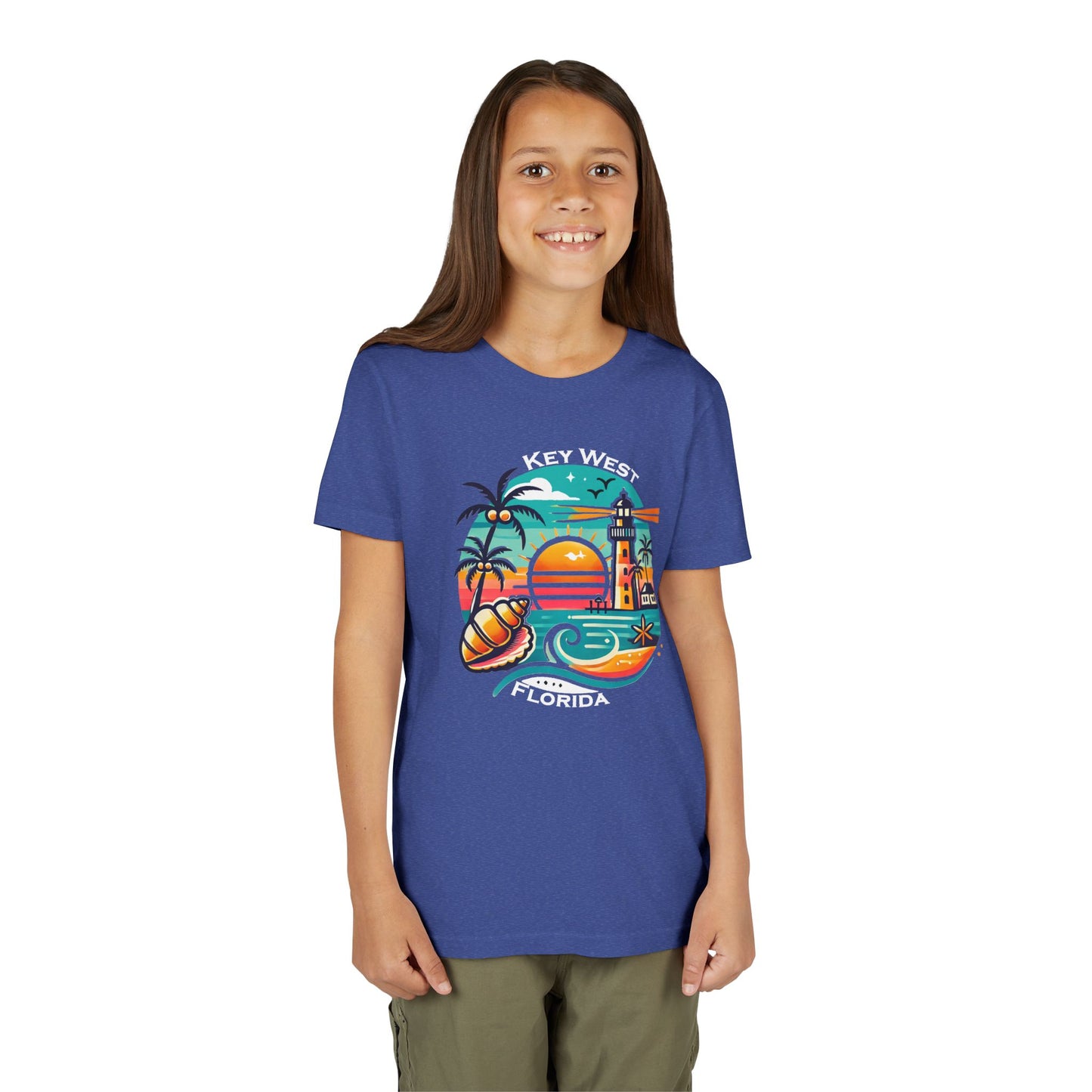 Vibrant Key West Youth Short Sleeve Tee