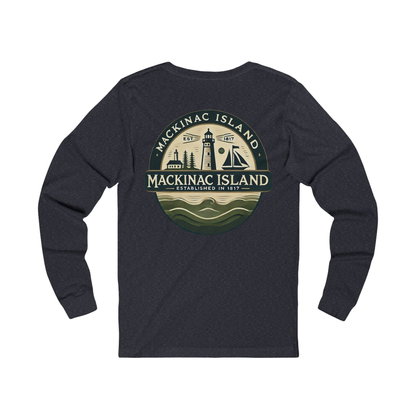 Vintage Mackinac Island Unisex Jersey Long Sleeve Tee
