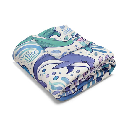 Dolphins Arctic Fleece Blanket