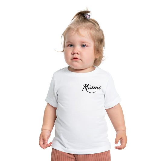 Retro Miami Unisex Baby Short Sleeve T-Shirt