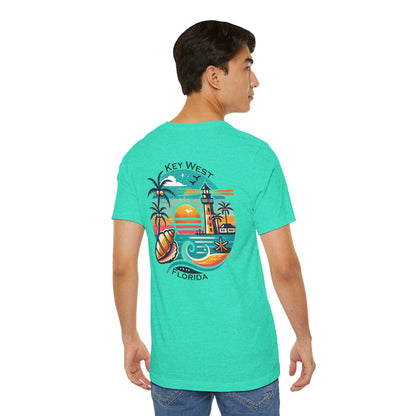 Vibrant Key West Unisex Jersey Short Sleeve Tee