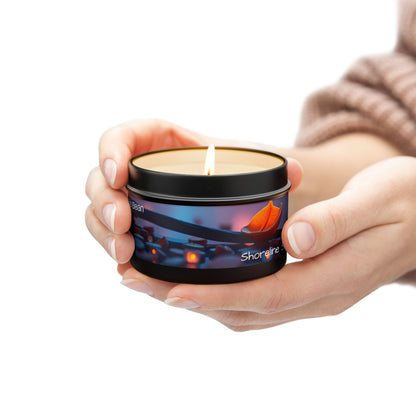 Vanilla Bean Scented Rustic Tin Candle