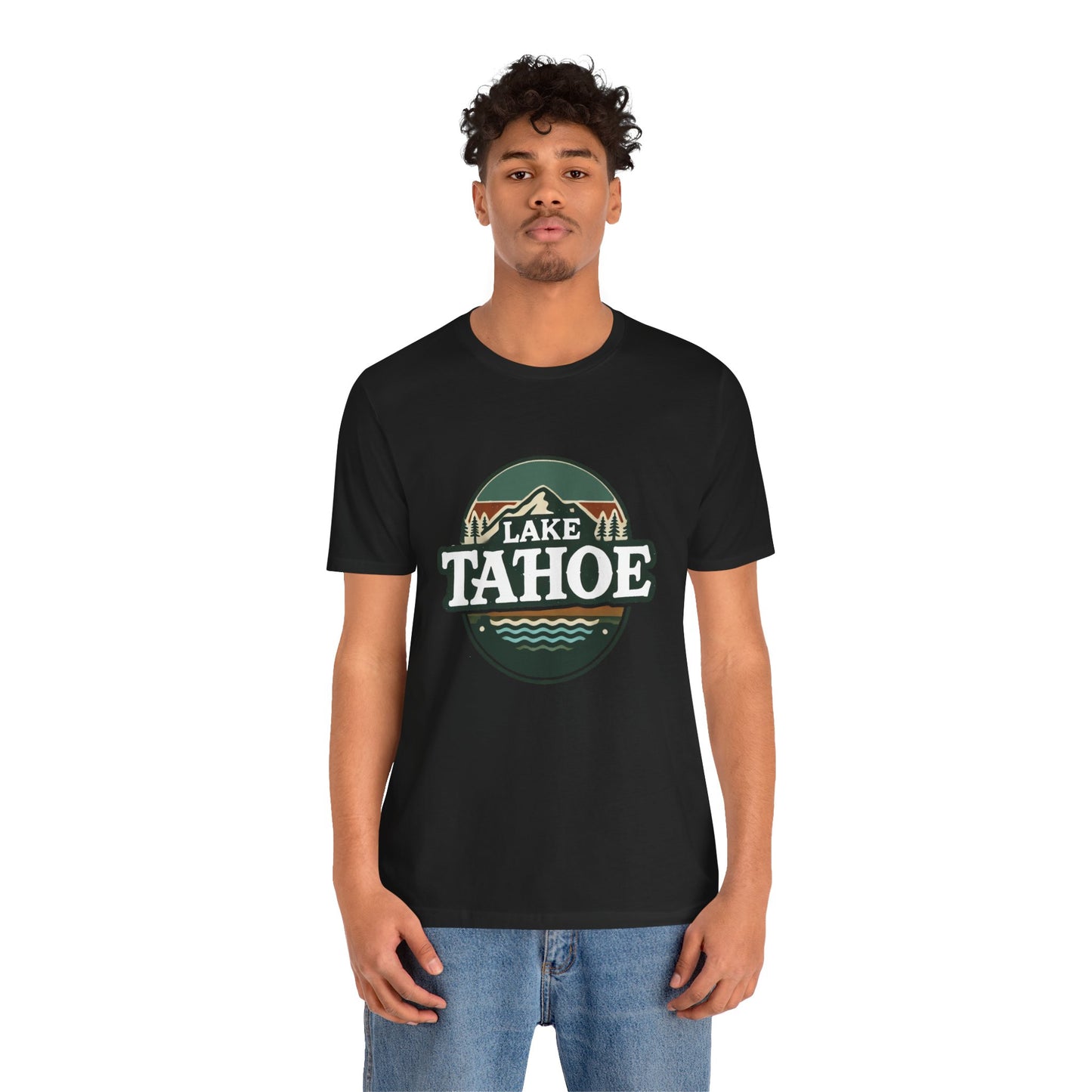 Vintage Lake Tahoe Unisex Jersey Short Sleeve Tee