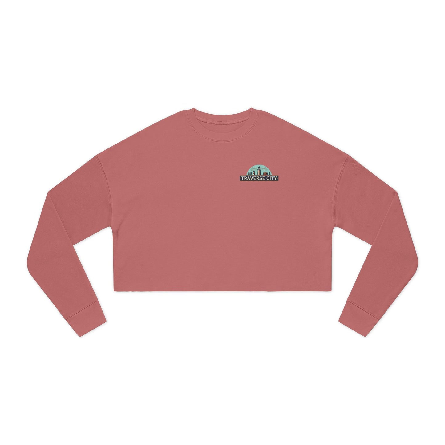 Vintage Traverse City Women's Cropped Sweatshirt