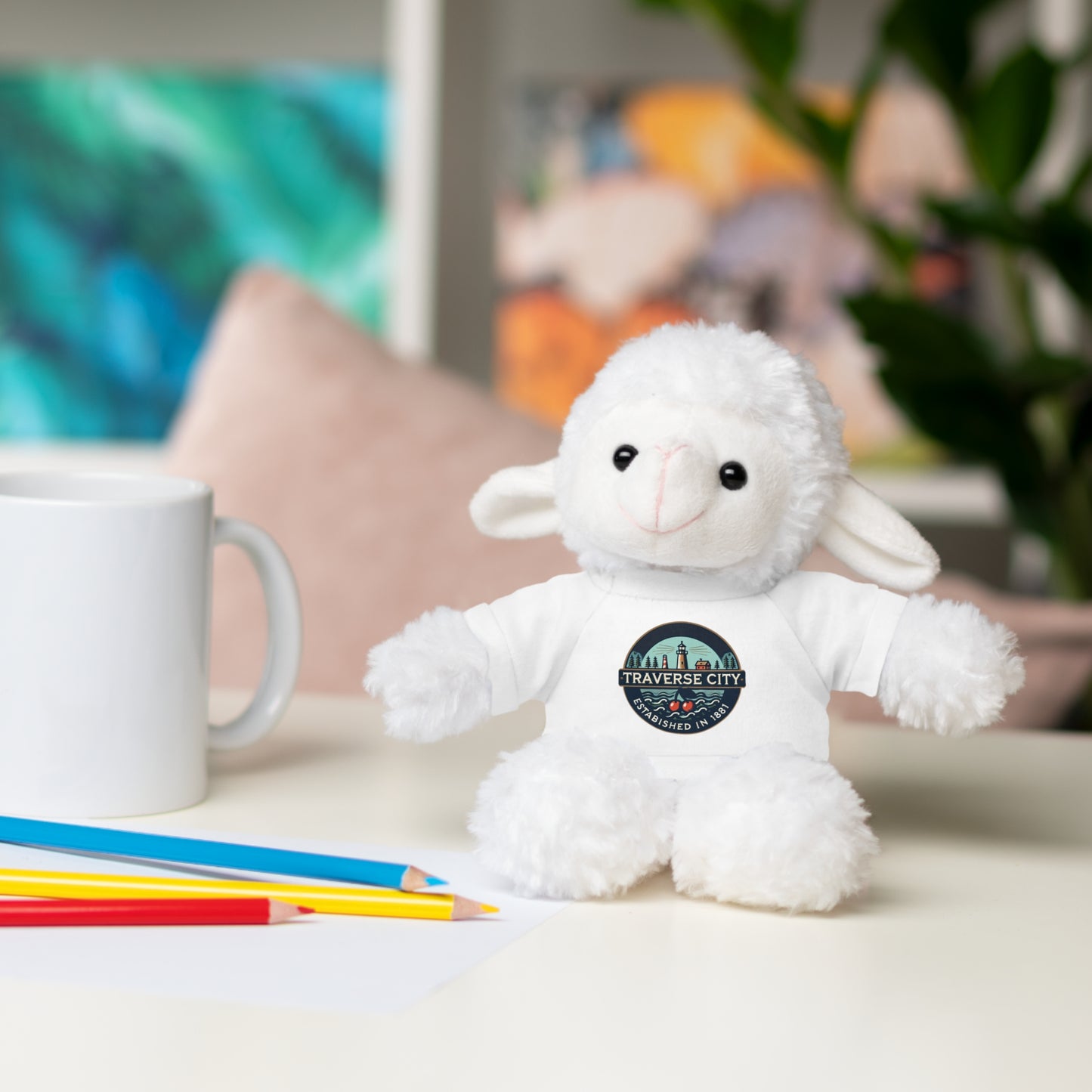 Vintage Traverse City Stuffed Animals with Tee