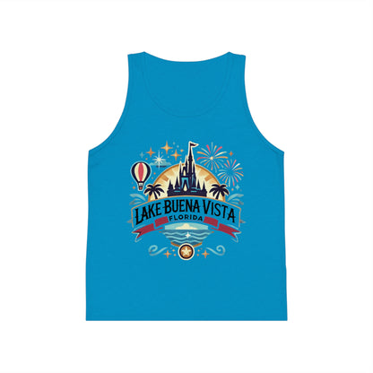 Adventurous Lake Buena Vista Unisex Kids Jersey Tank Top