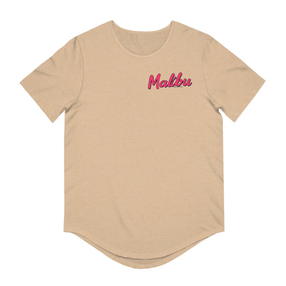 Retro Malibu Men's Jersey Curved Hem Tee