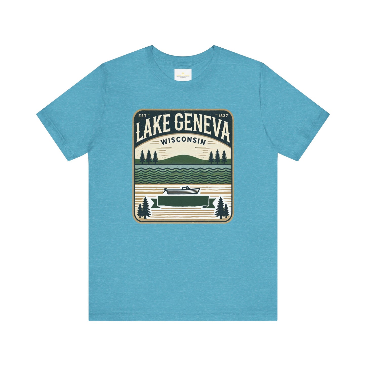 Vintage Lake Geneva Unisex Jersey Short Sleeve Tee