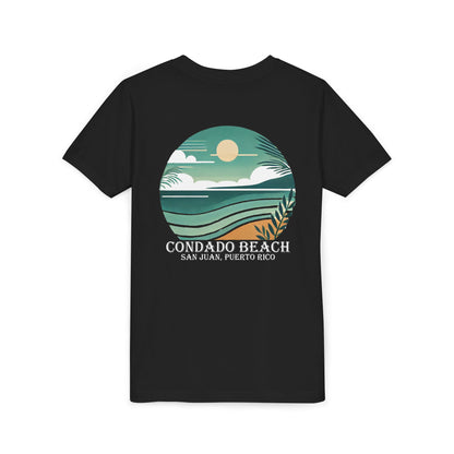 Coastal Vibes Condado Beach Unisex Youth Short Sleeve Tee