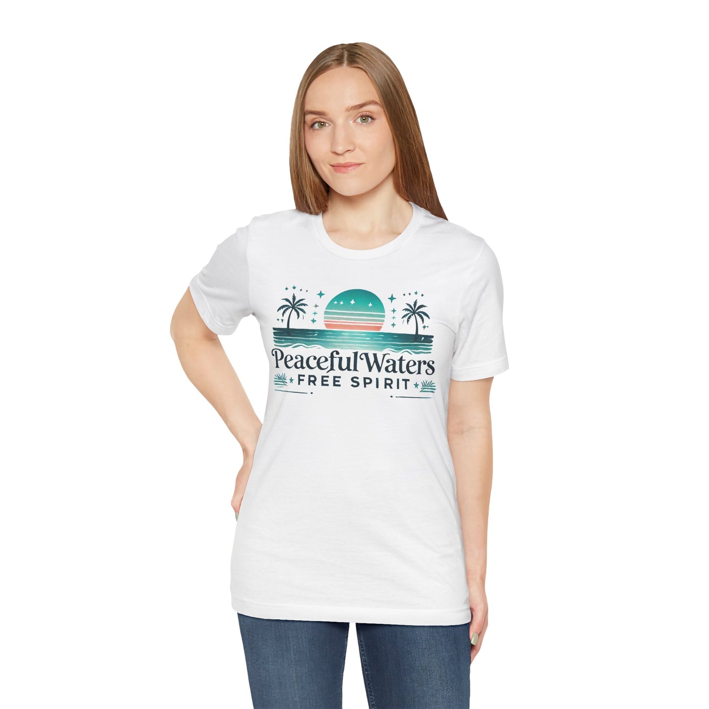Peaceful Waters Free Spirit Jersey Short Sleeve Tee
