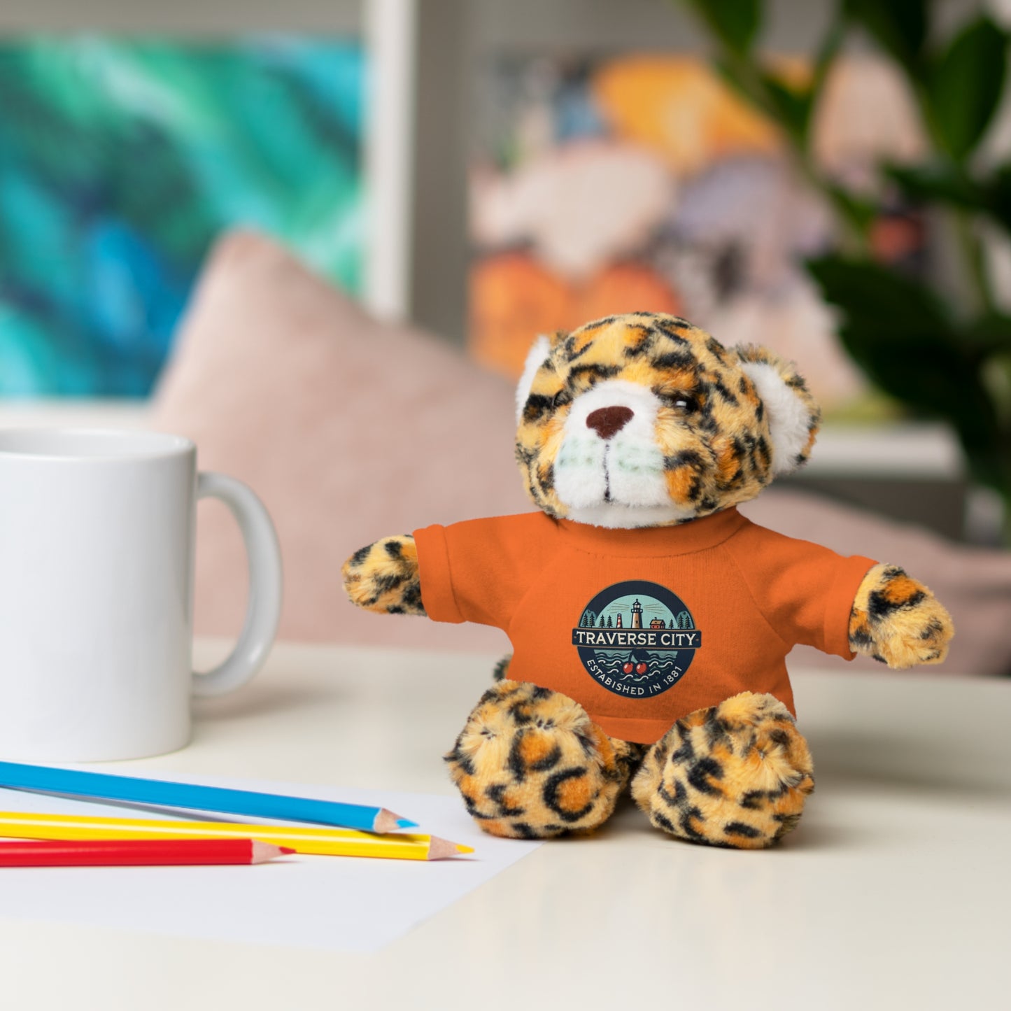 Vintage Traverse City Stuffed Animals with Tee