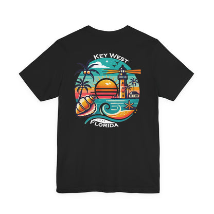 Vibrant Key West Unisex Jersey Short Sleeve Tee