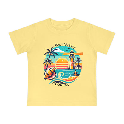 Vibrant Key West Baby Short Sleeve T-Shirt