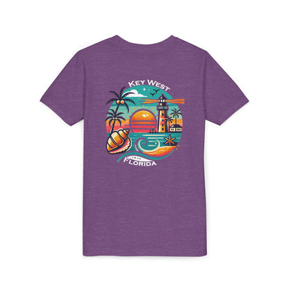 Vibrant Key West Youth Short Sleeve Tee