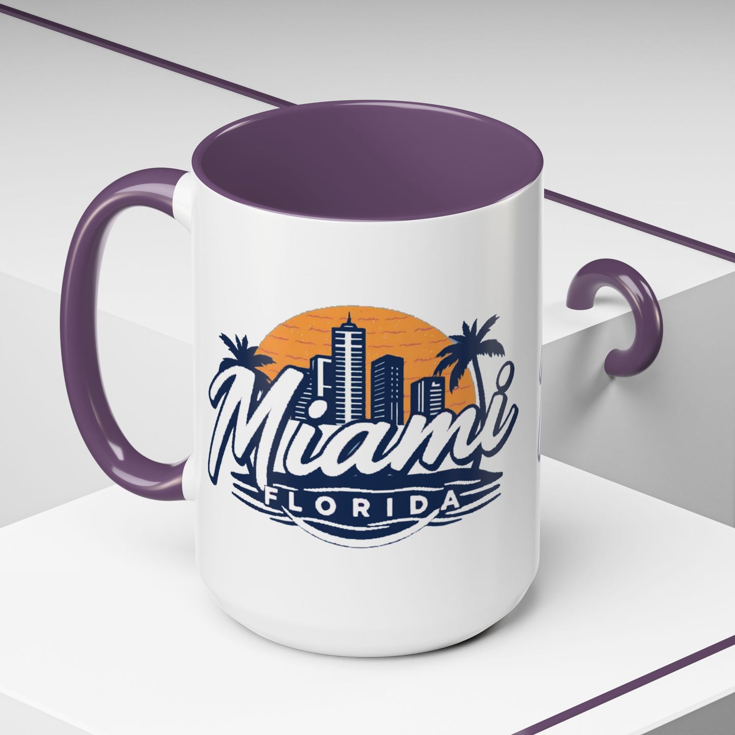 Retro Miami Accent Coffee Mug