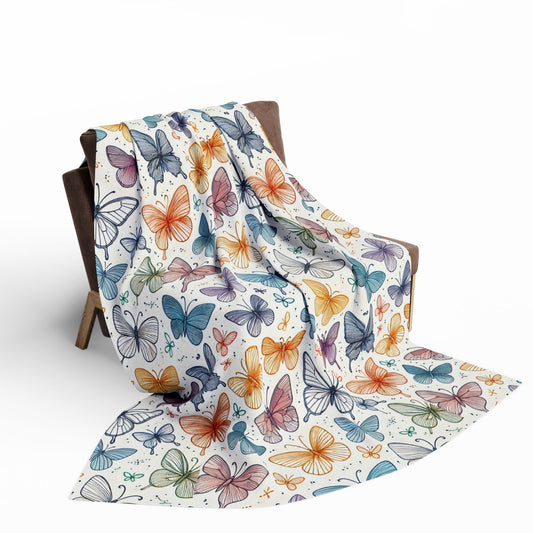 Butterflies Arctic Fleece Blanket